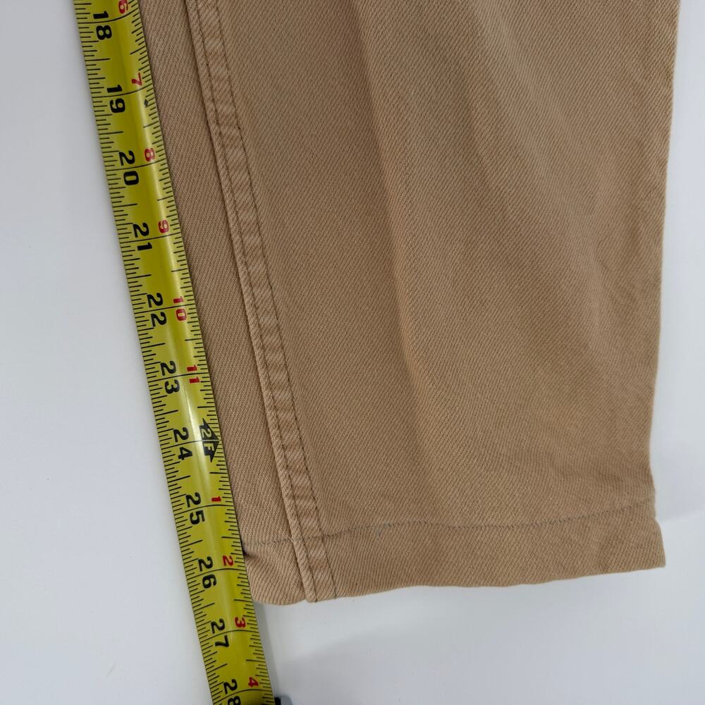 VTG Levis 551 Womens sz 12 MED Beige Cotton Made in USA Relaxed Tapered Fit - Picture 11 of 13